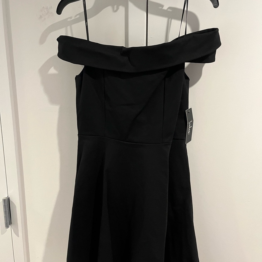 Black Strapless Dress